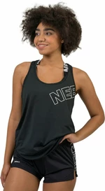 Nebbia FIT Activewear Tank Top “Racer Back” Black M Fitness póló