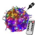Vánoční LED osvětlení 10 m 100 diod s ovladačem | vícebarevná