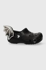 Dětské pantofle Crocs 209232 CROCS CLASSIC I AM BAT CLOG T černá barva