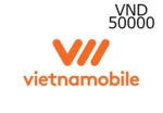 Vietnamobile 50000 VND Mobile Top-up VN