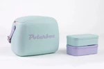 Chladiaci box POP Summer style, 6 l, nebesky modrá/fialová - Polarbox