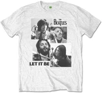 The Beatles Tricou Let it Be Unisex White XL