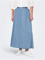 Modrá dámská džínová maxi sukně ONLY Pema - Dámské
