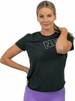 Nebbia FIT Activewear Functional T-shirt with Short Sleeves Black S Tricouri de fitness