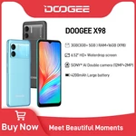 DOOGEE X98 Smartphone 6.52"HD Display A22 Octa Core 3GB+16GB Cellhone 8MP AI Double Camera 4200mAh battery Phone Android 12
