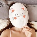 Facial Towel White Moisturizing and Hydrating Beauty Salon and Hot Cold Compress Mask Thickened Coral Fleece Face Towel
