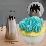 #362 Stainless Steel Icing Piping Nozzles Cupcake Large Cupcake Pastry Tips Cooking Dessert Cake Decorating Tools For Kitchen