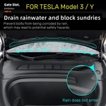 For Tesla Model Y Model 3 2022-2016 Rubber Weather Cowl Front Hood Water Strip Seal Protector Guard Dust Proof Strip
