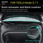 For Tesla Model Y Model 3 2022-2016 Rubber Weather Cowl Front Hood Water Strip Seal Protector Guard Dust Proof Strip