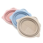 Makeup Brush Wash Pad Collapsible Bowl Beauty Tool Cleaner Beauty Egg Cleaning Case Silicone Wash Bowl Doesn't Hurt Brush Hair