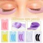 1Pair Eyelash Perm Silicone Eye Pads Eyelash Lash Lifting Pad Tools Silicone Eye Curler Reusable Patch Eye Under Patches X5D2