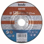 KWB brusný kotouč na kov 125x6x22,23 49793265