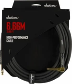 Jackson High Performance Cable Czarny 6,66 m Prosty - Kątowy