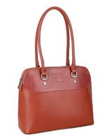 LUIGISANTO Brown women's shoulder bag