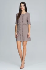 Figl Woman's Dress M618 Mocca