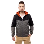 Men's Double-sided Jacket GLANO - Black