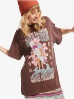 Women's brown T-shirt Roxy Sweet Janis - Women