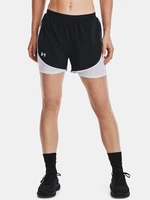 Under Armour UA Fly By Elite 2-in-1 Short Women's White and Black Shorts