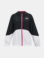 Under Armour Jacket Woven FZ Jacket-BLK - Girls