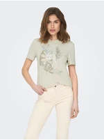Light gray women's T-shirt ONLY Free - Women