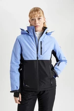 DEFACTO Vodoodpudivá bunda na lyže s fleecovou podšívkou a regular fit střihem