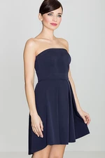 Dámske šaty Lenitif K368 Námornícka modrá