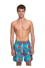 Dagi Oil-coral Men's Micro Medium Patterned Swim Shorts
