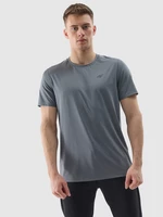 Pánské sportovní tričko regular z recyklovaných materiálů - šedé