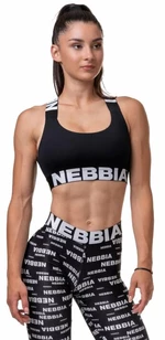 Nebbia Power Your Hero Iconic Sports Bra Black S Lenjerie de fitness