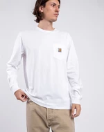 Tričko Carhartt WIP L/S Pocket T-Shirt White