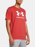 Under Armour Tričko UA SPORTSTYLE LOGO UPDATE SS-RED - Pánské