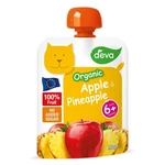 DEVA Ovocná kapsička 100% ovoce Jablko a Ananas od 6.měsíce BIO 90 g