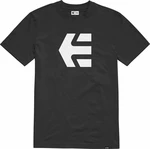 Etnies Icon Tee Black/White M Camiseta Camisa para exteriores
