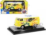 1960 Volkswagen Delivery Van Yellow with Bright White Top and Flower Graphics "Hurst Power Flowers" Limited Edition to 6550 pieces Worldwide 1/24 Die