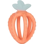 Canpol babies Silicone Sensory Teether Strawberry Orange kousátko Orange 3m+ 1 ks