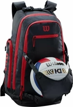 Wilson Indoor Volleyball Backpack Black/Red Plecak Akcesoria do gier w piłkę