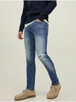 Blue Mens Slim Fit Jeans Jack & Jones Glenn - Men