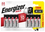 Energizer Max - Tužka AA/4+4 zdarma 8 ks