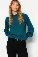 Trendyol Oil Stand Up Collar Knitwear Sweater