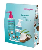 Dermacol darčekové balenie AR Mydlo Kokos + Hand and nail krém na ruky