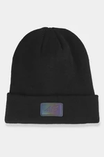 Women's winter hat with logo 4F black
