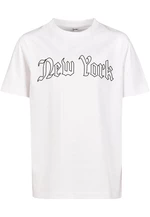 Dětské tričko New York bílé