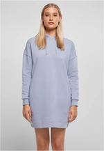 Dámské organické oversized froté šaty s kapucí violablue