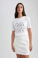 DEFACTO Regular Fit Crew Neck Short Sleeve T-Shirt
