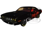 1971 Plymouth Hemi Barracuda Black Metallic with Red Interior "Voodoo by Lunati" Limited Edition to 6650 pieces Worldwide 1/24 Diecast Model Car by M