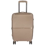 Cestovní plastový kufr béžový - Ormi Tryfon S