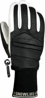 Snowlife Classic Leather Glove Black/White XL Guantes de esquí