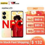 realme C55 6.72" FHD+ Screen MediaTek Helio G88 64MP AI Camera Smartphone 5000mAh Battery 33W Support NFC