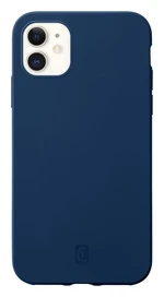 pouzdro na mobil Ochranný silikonový kryt Cellularline Sensation pro Apple iPhone 12 mini, navy blue