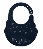 Babyono Silikonový bryndák - Tvary, granát, 6 m+,